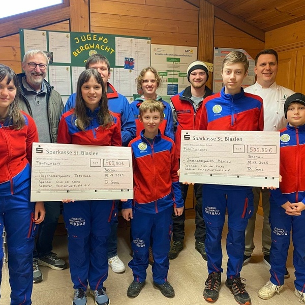 Spenden�bergabe an die Bergwacht 