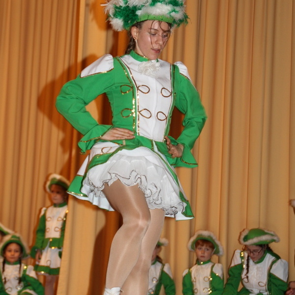 Die Tanzgarde bei ihrem Auftritt in der Wehratalhalle 