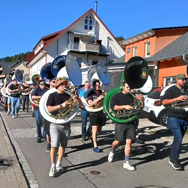Teilnehmer am Sousalauf in Todtmoos 
