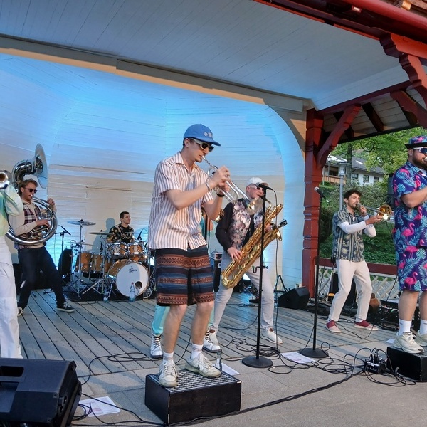 Die Blechnbengel sorgten f�r Stimmung 
