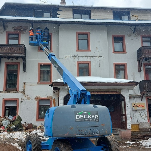 Das ehemalige Parkhotel im M�rz 2026