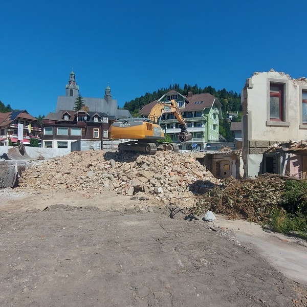 Abbruch des Parkhotels